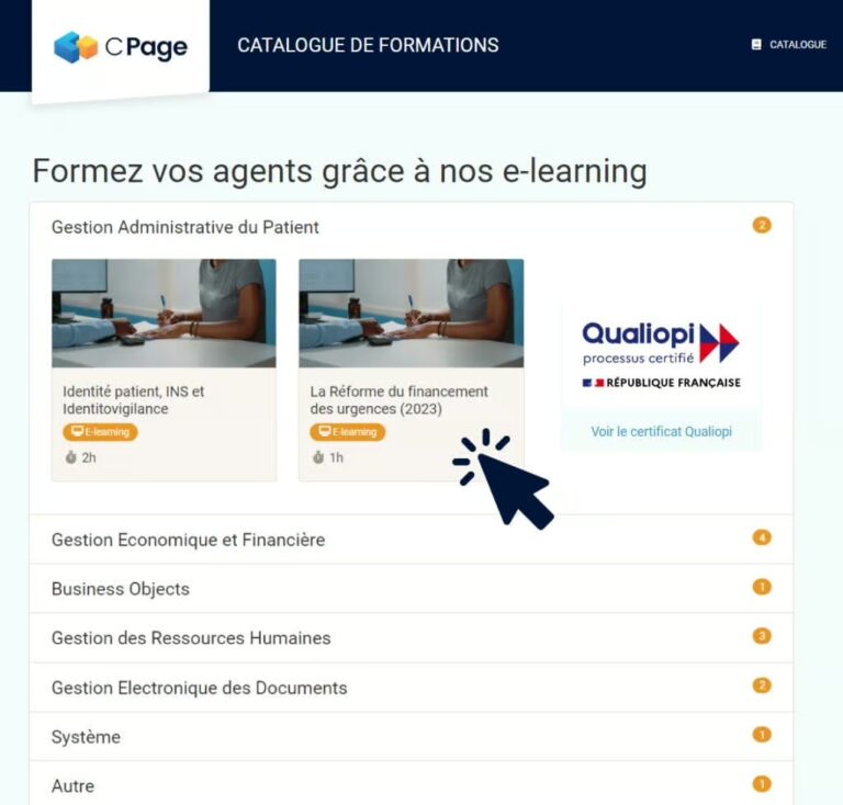 Catalogue de formation