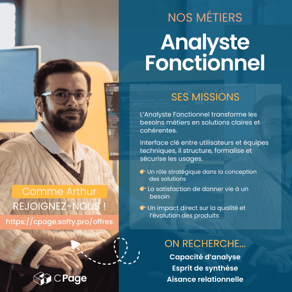 Visuel Métier Analyste fonctionnel CPage