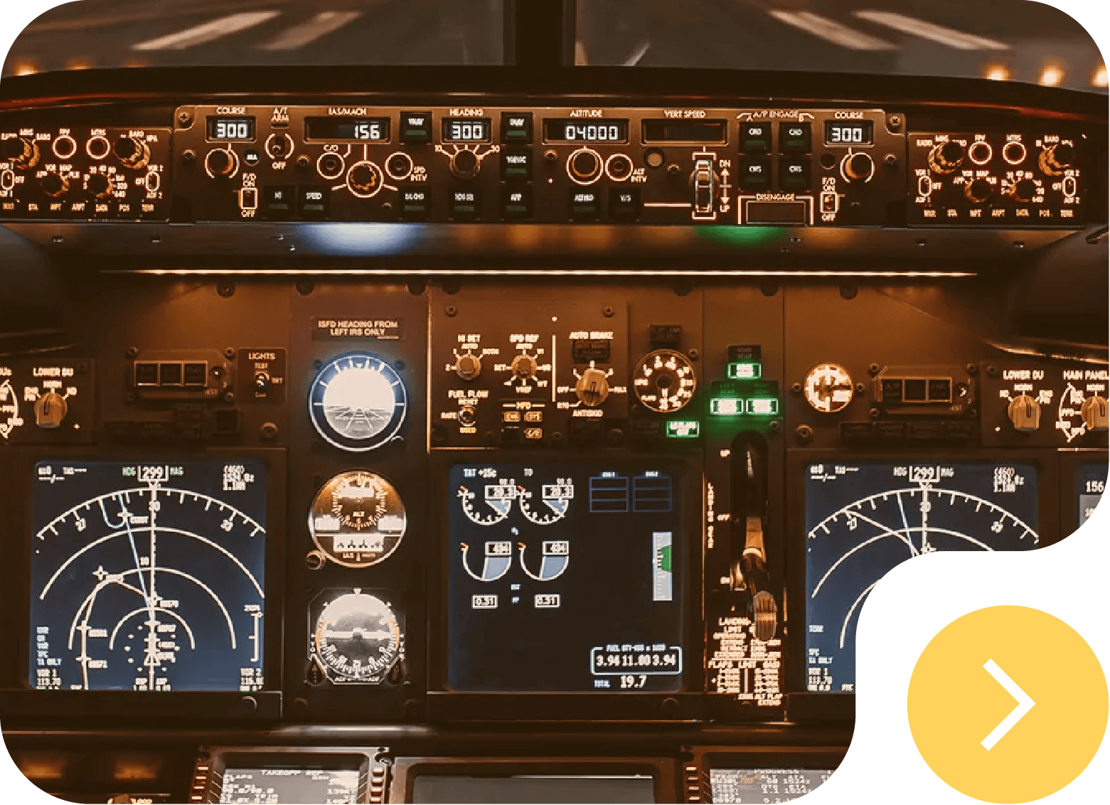 Tableau de bord d'un avion 2